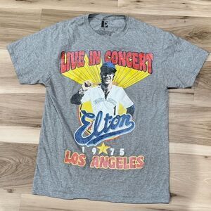 Elton John Live In Concert Short Sleeve Shirt Men’s Small